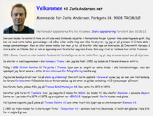 Tablet Screenshot of jarleandersen.net